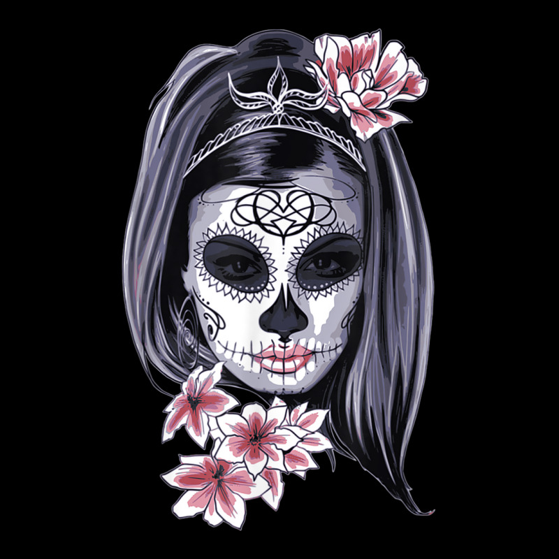 Day Of The Dead Calavera Girl Painted Mask T Shirt Youth Sweatshirt by kleebbi | Artistshot