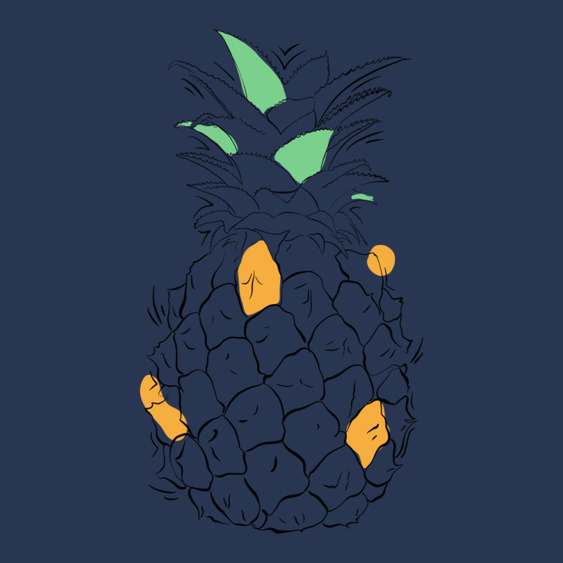 Pineapple Line Art Men Denim Jacket by autlu2024 | Artistshot