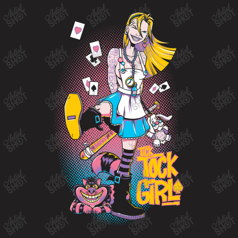 Tick Tock Girl T-Shirt by kakashop | Artistshot