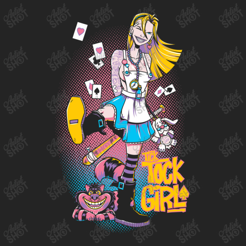 Tick Tock Girl 3/4 Sleeve Shirt by kakashop | Artistshot