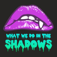 Limited Edition What We Do In The Shadows Vamp Lips Ladies Fitted T-shirt | Artistshot