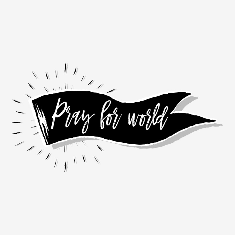 Pray For World  For Light Oval Patch | Artistshot