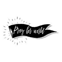 Pray For World  For Light V-neck Tee | Artistshot