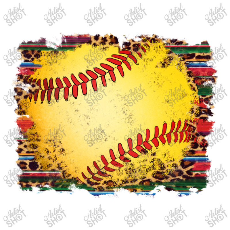 Sports Softball Background V-neck Tee | Artistshot