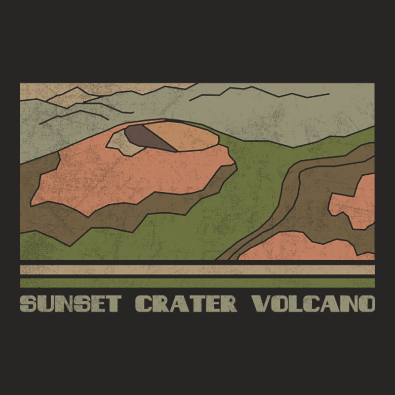 Limited Edition Sunset Crater Volcano National Monument Nature Lover V Ladies Fitted T-Shirt by poppyallen | Artistshot