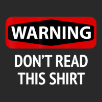 Warning Don't Read This Dumb Joke Printed Hat | Artistshot