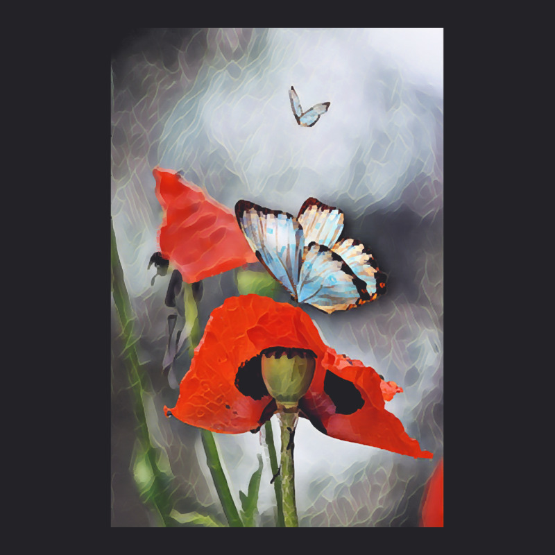 Poppies And Butterflies T  Shirt Poppies And Butterflies T  Shirt Youth Tee | Artistshot