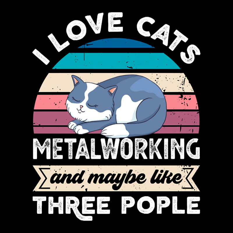 Hot Trend I Love Cats Metalworking And Like Three People Women's V-Neck T-Shirt by declangreenwood | Artistshot