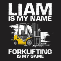 Mens Fork Stacker Operator Design For Forklift Driverfor Liam T Shirt T-shirt | Artistshot