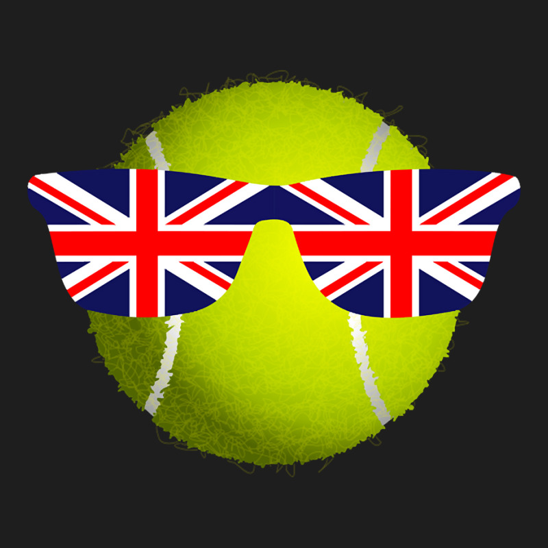 Trending Tennis Ball With Great Britain Sunglasses-tizhk Classic T-shirt | Artistshot