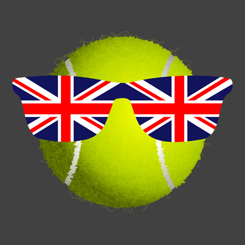 Trending Tennis Ball With Great Britain Sunglasses-tizhk Vintage T-shirt | Artistshot