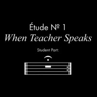 When Teacher Speaks Music Teacher Cropped Sweater | Artistshot