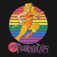 Thundercats Cheetara Rainbow Sunset Poster Premium T Shirt Flannel Shirt | Artistshot