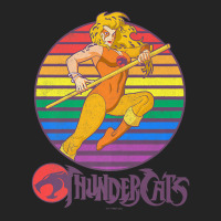 Thundercats Cheetara Rainbow Sunset Poster Premium T Shirt 3/4 Sleeve Shirt | Artistshot