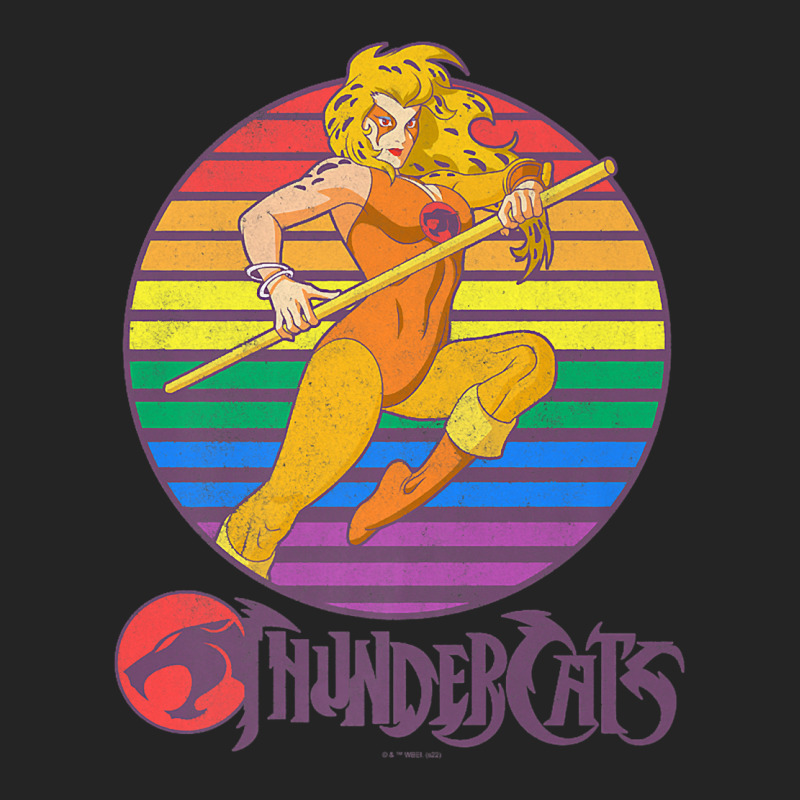 Thundercats Cheetara Rainbow Sunset Poster Premium T Shirt 3/4 Sleeve Shirt by javauxswar | Artistshot