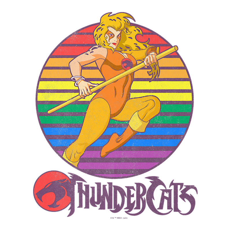 Thundercats Cheetara Rainbow Sunset Poster Premium T Shirt Women's Pajamas Set by javauxswar | Artistshot