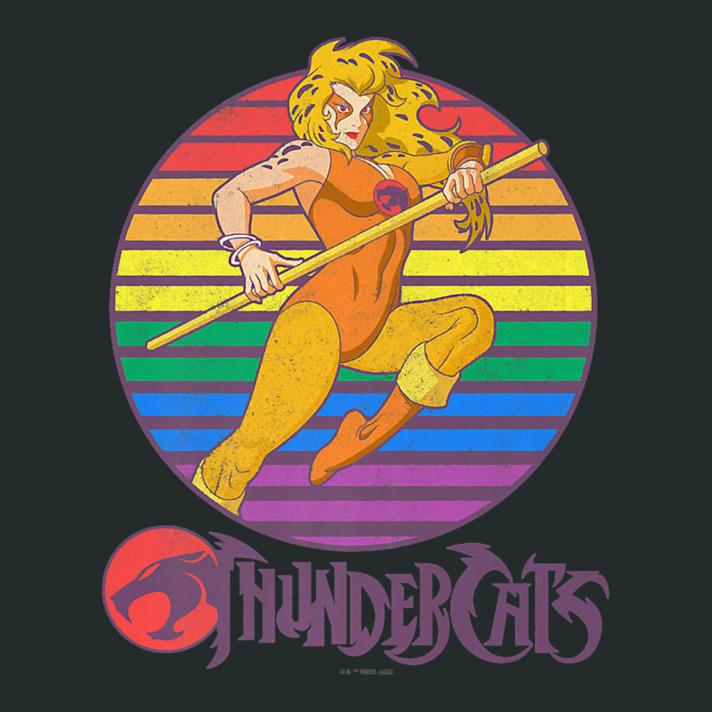 Thundercats Cheetara Rainbow Sunset Poster Premium T Shirt Women's Triblend Scoop T-shirt by javauxswar | Artistshot