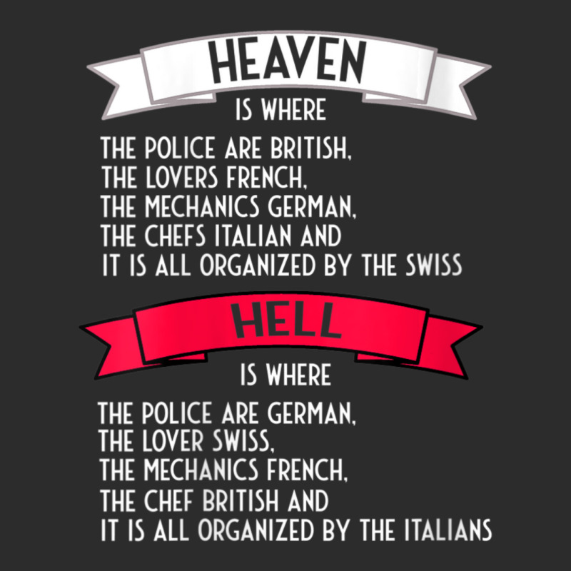 Womens Heaven Is Where The Police Are British Joke V-neck Exclusive T-shirt | Artistshot