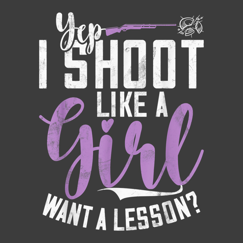 I Shoot Like A Girl   Sports Shooter & Clay Pigeon Shooting T Shirt Men's Polo Shirt | Artistshot