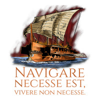 Navigare Necesse Est, Vivere Non Necesse   Roman Trireme T Shirt Crop Top | Artistshot