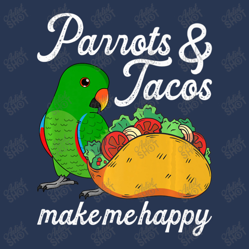 Parrots & Tacos I Kawaii Food I Male Eclectus Men Denim Jacket by namnguyen | Artistshot