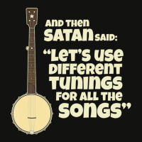 Open Back Banjo Tuning Joke Scorecard Crop Tee | Artistshot