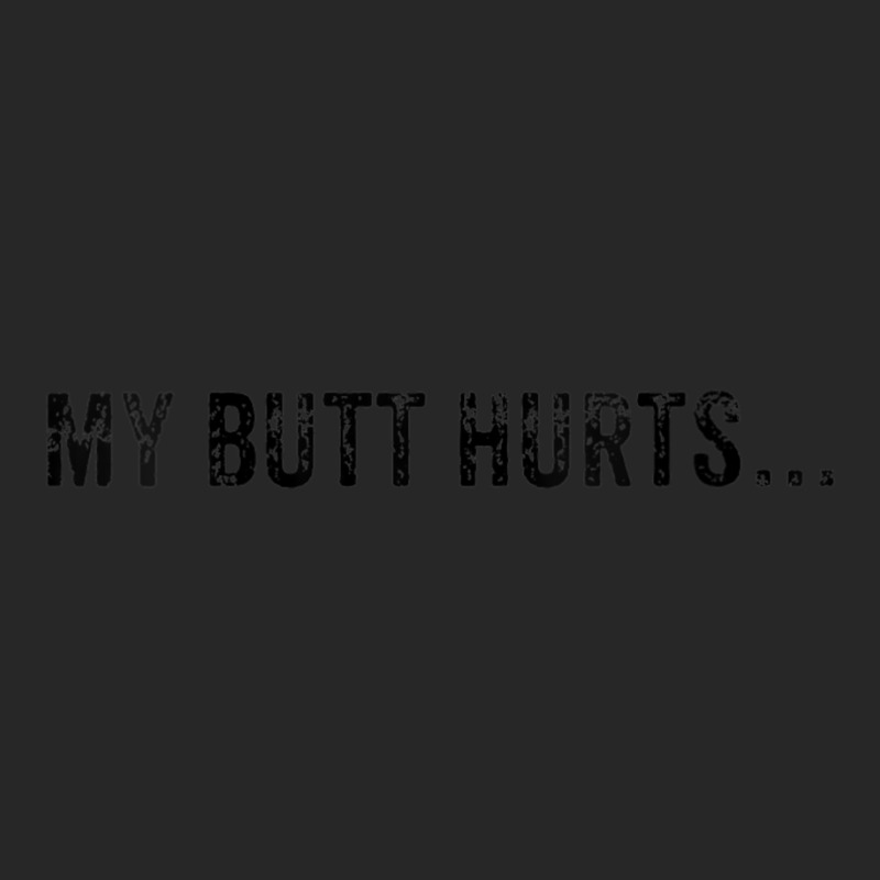 Womens My Butt Hurts Butt Joke Hemorrhoid V-neck Men's T-shirt Pajama Set by tintruong | Artistshot