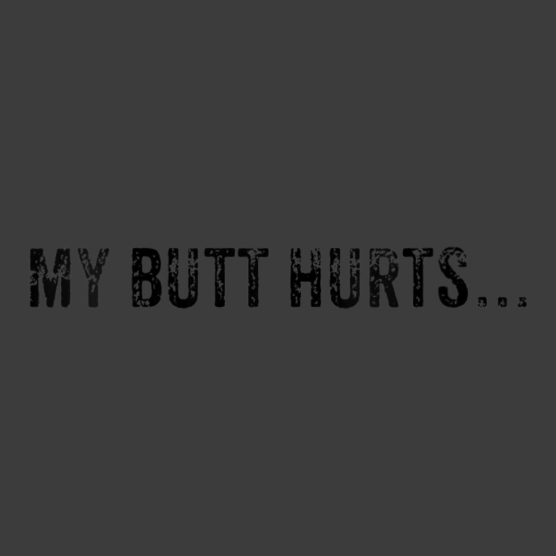 Womens My Butt Hurts Butt Joke Hemorrhoid V-neck Men's Polo Shirt by tintruong | Artistshot