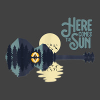 Here Comes The Sun Guitar Shaped Tree Retro Vintage Sunset Vintage T-shirt | Artistshot