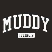 Muddy Illinois Il Vintage Athletic Sports Design T Shirt Ladies Fitted T-shirt | Artistshot