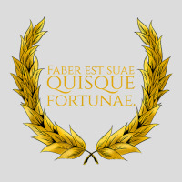 Motivational Latin Quote   Faber Est Suae Quisque Fortunae T Shirt Men's Polo Shirt | Artistshot