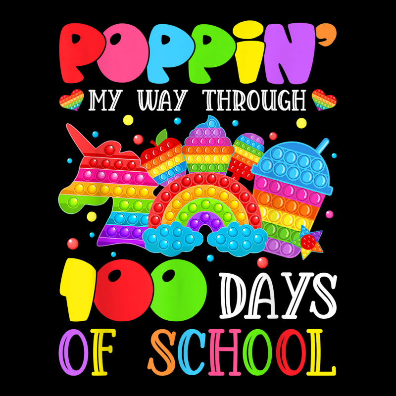 Poppin Through 100 Days Of School Pop It Gifts Boys Girls T Shirt Graphic T-shirt | Artistshot