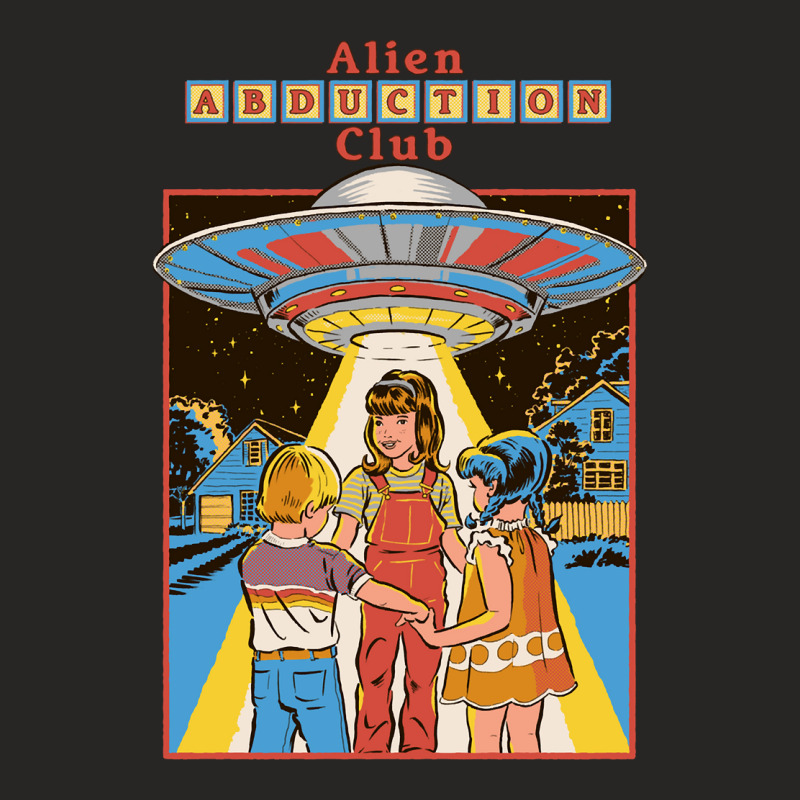 Limited Edition Alien Abduction Club Ladies Fitted T-Shirt by Trudeau Palmer | Artistshot