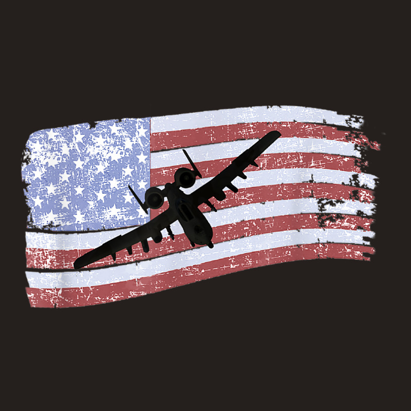 A10 Thunderbolt Ii Warthog Distressed  Us Flag Tank Top | Artistshot