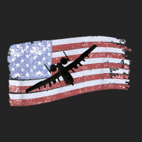 A10 Thunderbolt Ii Warthog Distressed  Us Flag 3/4 Sleeve Shirt | Artistshot