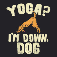 Yoga Tshirts, Yoga Tee, I'm Down Dog Joke Youth Tee | Artistshot