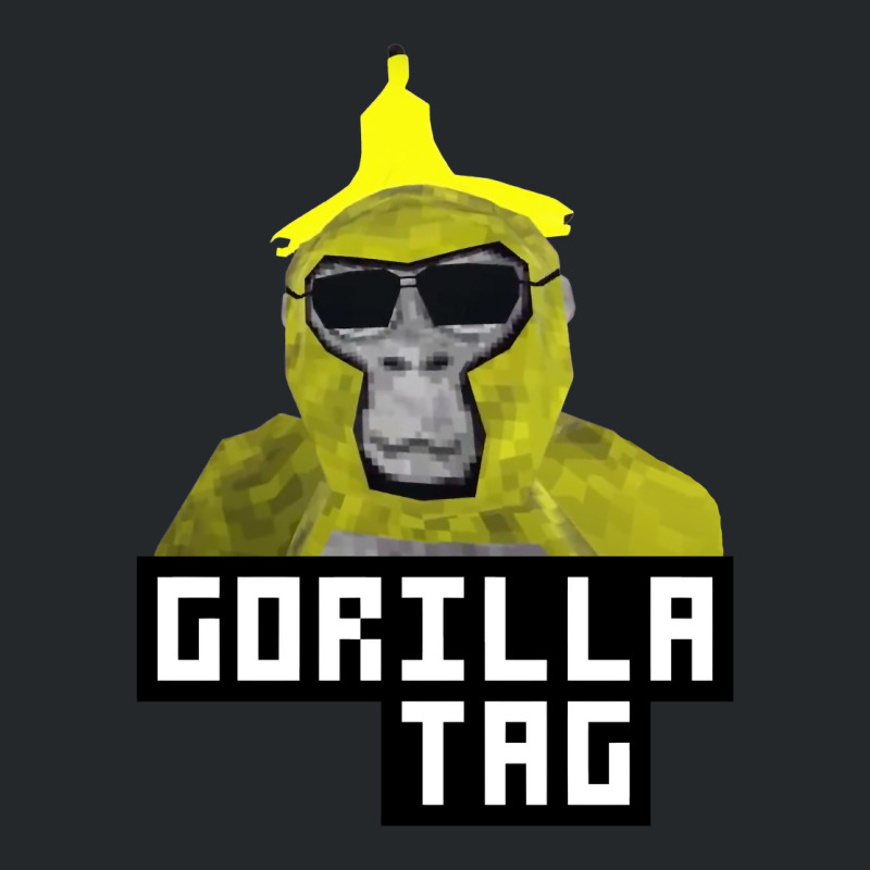 Trending Gorilla Tag Monkey Banana Peel Gorilla Monke Gorilla Tag Pfp Crewneck Sweatshirt | Artistshot