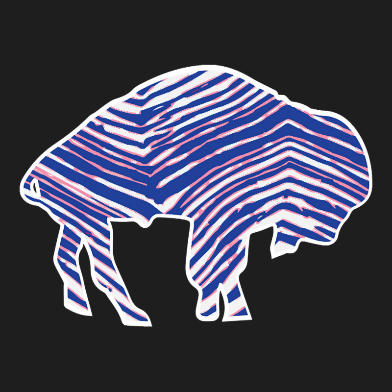 Limited Edition Buffalo Zebra Blue And Pink Classic T-shirt | Artistshot