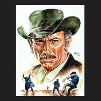 Lee Van Cleef Painting Portrait T-shirt | Artistshot