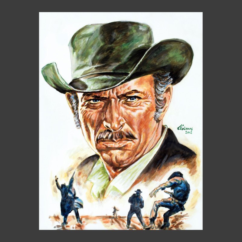 Lee Van Cleef Painting Portrait Men's Polo Shirt | Artistshot