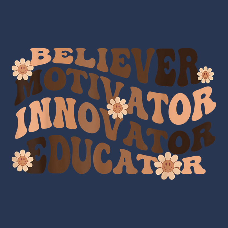 Believer Motivator Innovator Educator Black History Teachers T Shirt Men Denim Jacket by kamrynshut8 | Artistshot