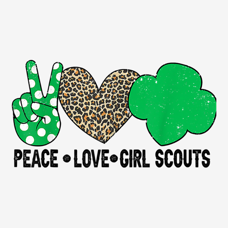 Peace Love Cookie Scout For Girls Bakery Cookie Season T Shirt Adjustable Cap by atereabag | Artistshot