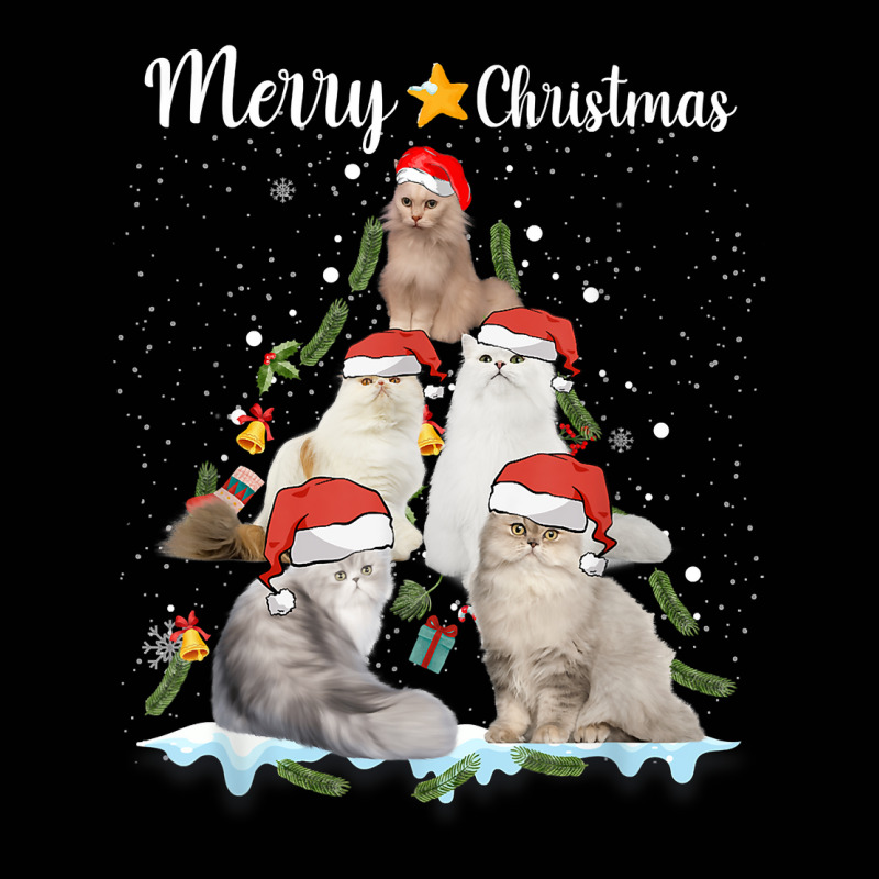 Christmas Tree Oriental Longhair Cat Lover Xmas T Shirt Toddler 3/4 Sleeve Tee | Artistshot