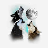 Siberian Husky Shirt, Siberian Husky Howling At The Moon T Shirt Ladies Polo Shirt | Artistshot