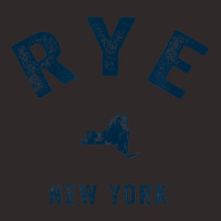 Limited Edition Rye New York Ny Vintage 70s Sports Navy Print Racerback Tank | Artistshot