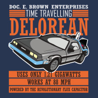 Doc E. Brown Time Travelling Delorean Ladies Denim Jacket | Artistshot