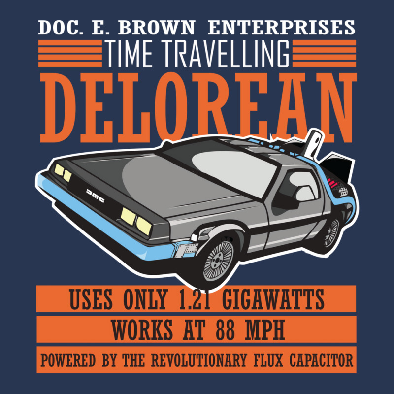 Doc E. Brown Time Travelling Delorean Ladies Denim Jacket by mwenhoocadizx | Artistshot