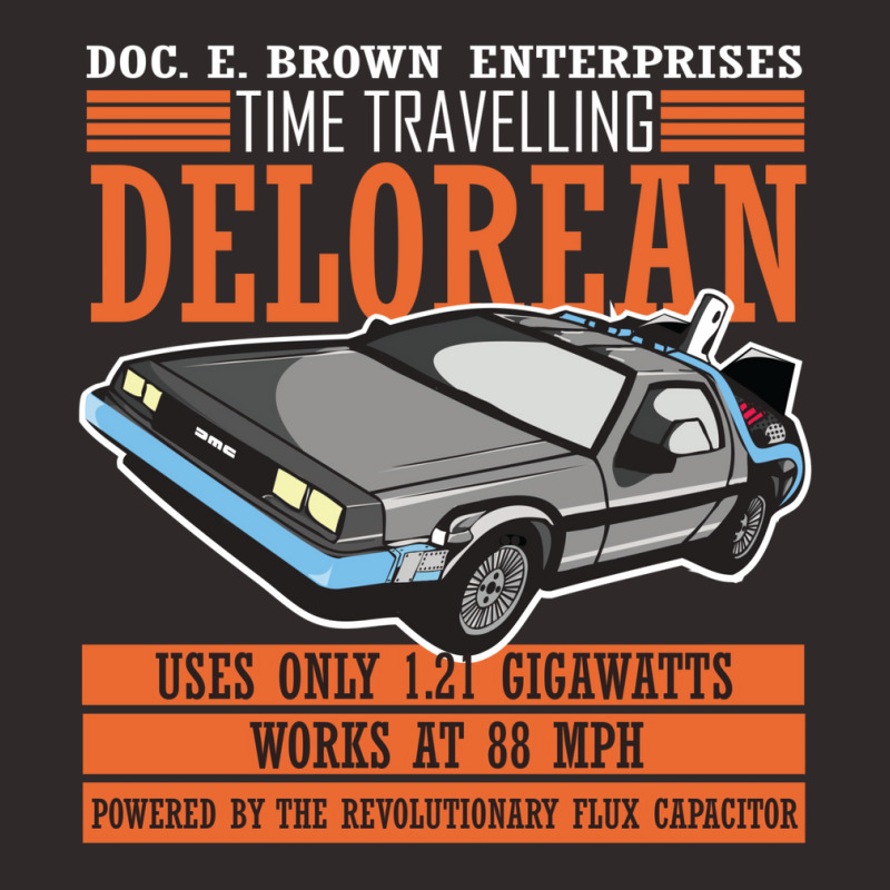 Doc E. Brown Time Travelling Delorean Racerback Tank by mwenhoocadizx | Artistshot