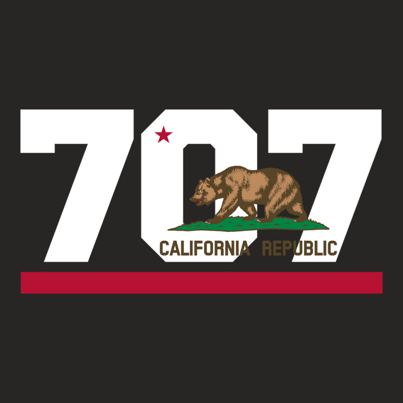 Area Code 707 Shirt - Sonoma California Ladies Fitted T-Shirt by GARRICKFULLER | Artistshot