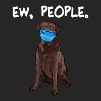 Chesapeake Bay Retriever Ew People Dog Wearing Face Mask Ladies Fitted T-shirt | Artistshot